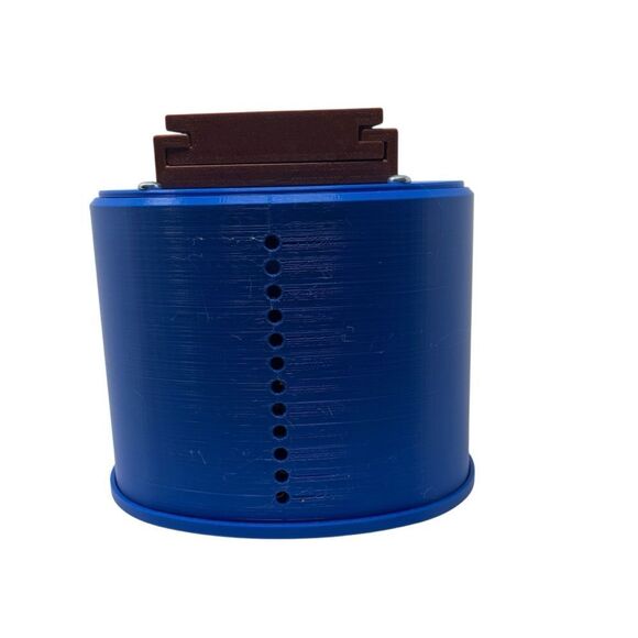 Classical Guitar Birdhouse Bright Blue Brown with Removable Back Unique 3D Print - Picture 11 of 12